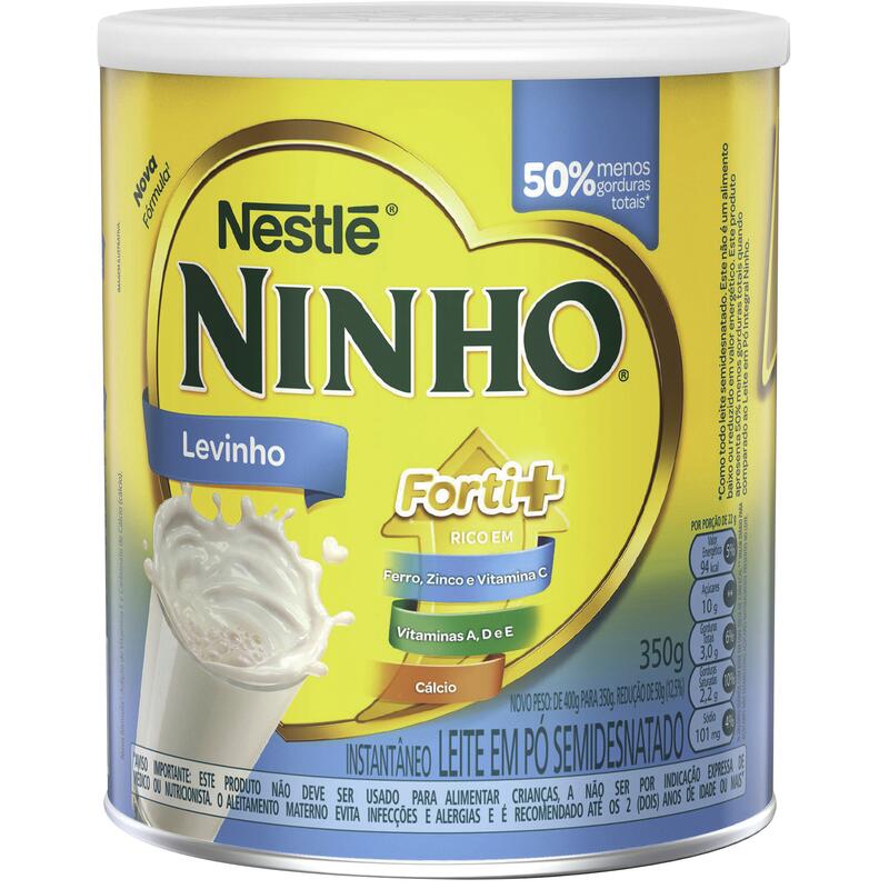 Leite em Pó Levinho Ninho Semidesnatado 350g