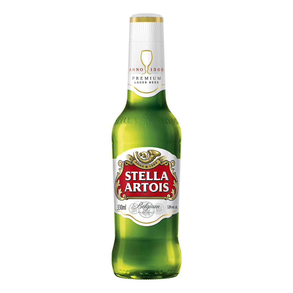 Cerveja STELLA ARTOIS Puro Malte 330ml Long Neck