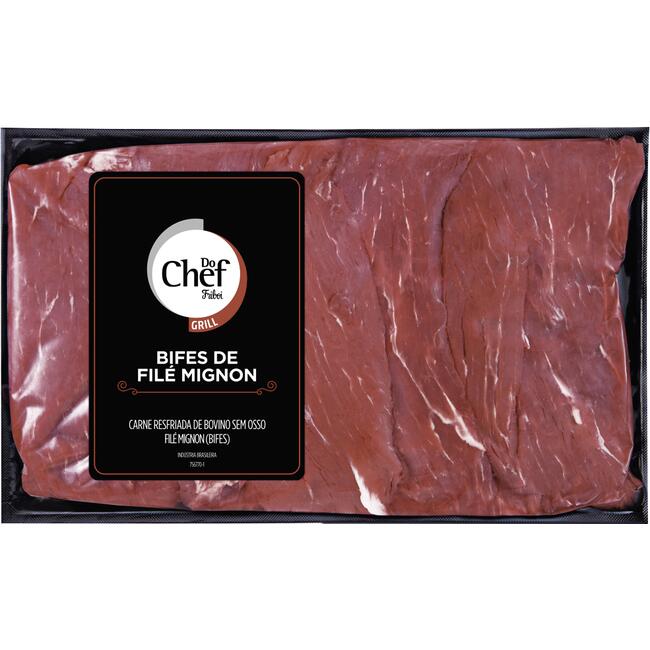 Filé Mignon Bifes Bovino Do Chef Resf Preço por quilo na bdj