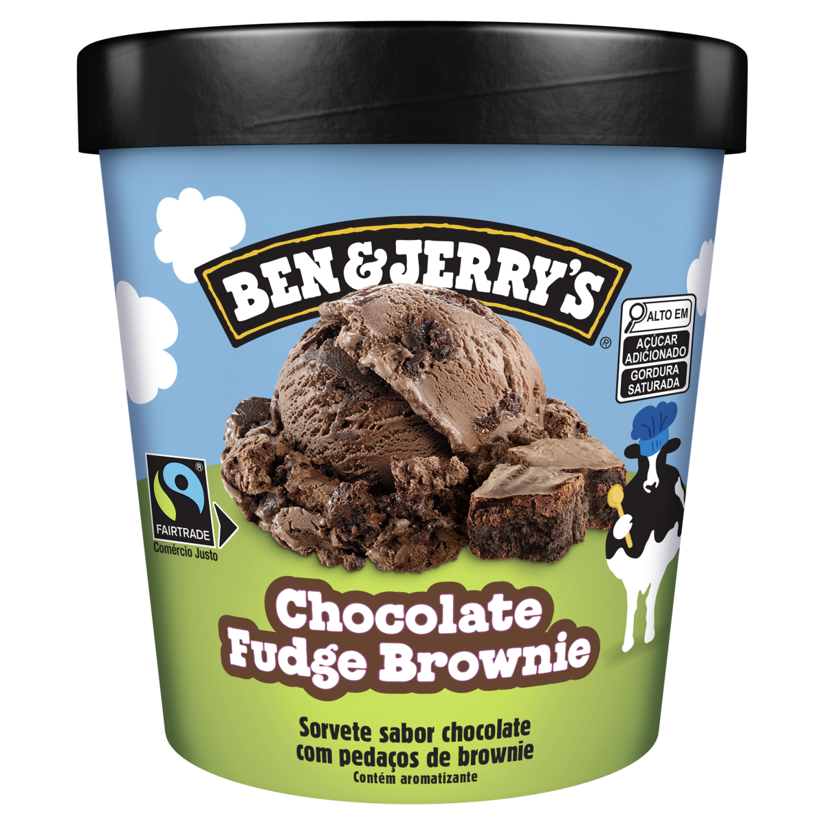 Sorvete BEN & JERRY'S Fudge Brownie 458ml