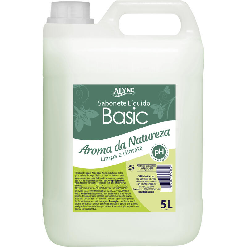 Sabonete Líquido Alyne Basic Aroma da Natureza 5L