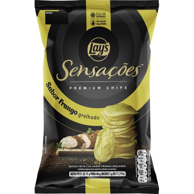Batata Frita Frango Grelhado Sensações Elma Chips 40g