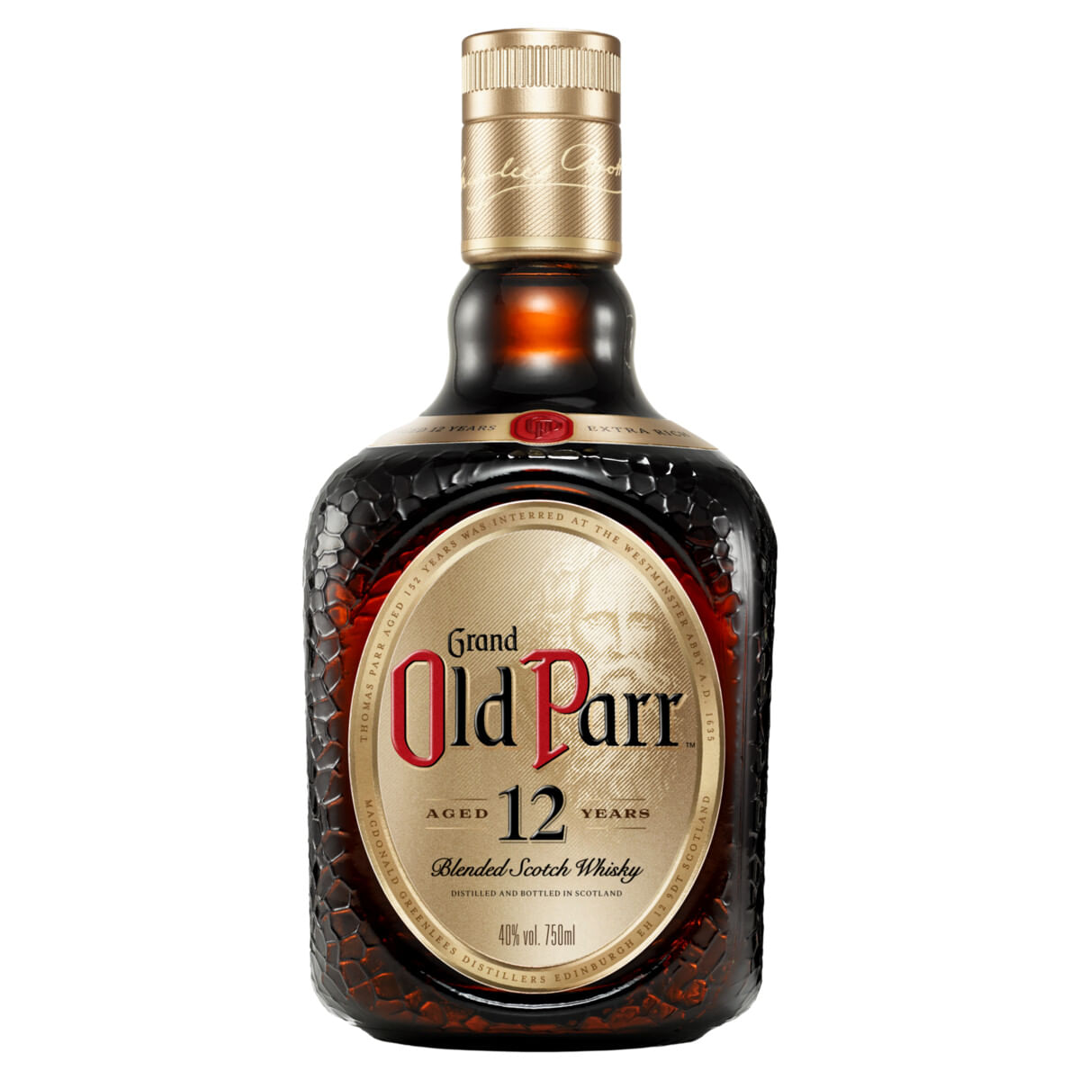Whisky Escocês Blended 12 Anos Grand Old Parr Garrafa 750ml