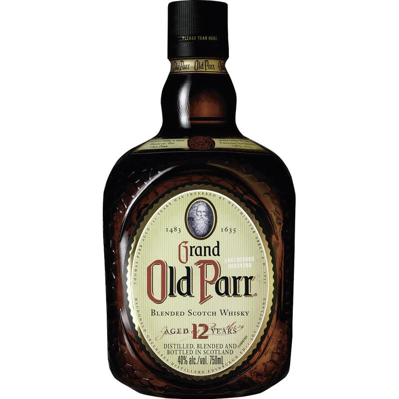 Whisky Escocês Blended 12 Anos Grand Old Parr Garrafa 750ml