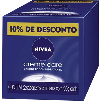 Sabonete Hidratante Nivea Creme care 2x90g