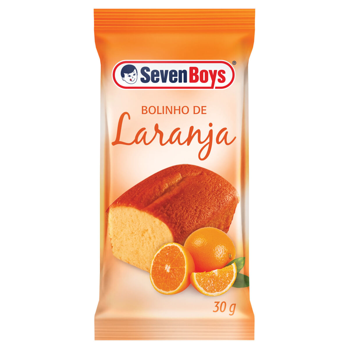 Bolinho Seven Boys Laranja 35g