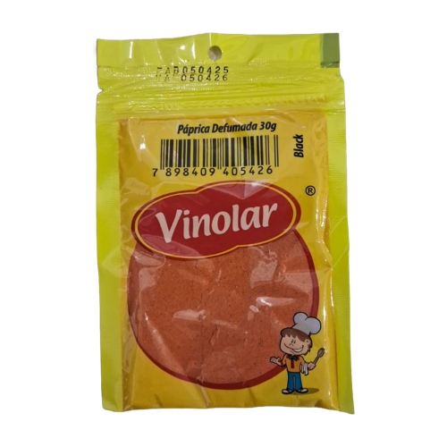 Tempero Vinolar Paprica Defumada Embalagem Econômica 30g