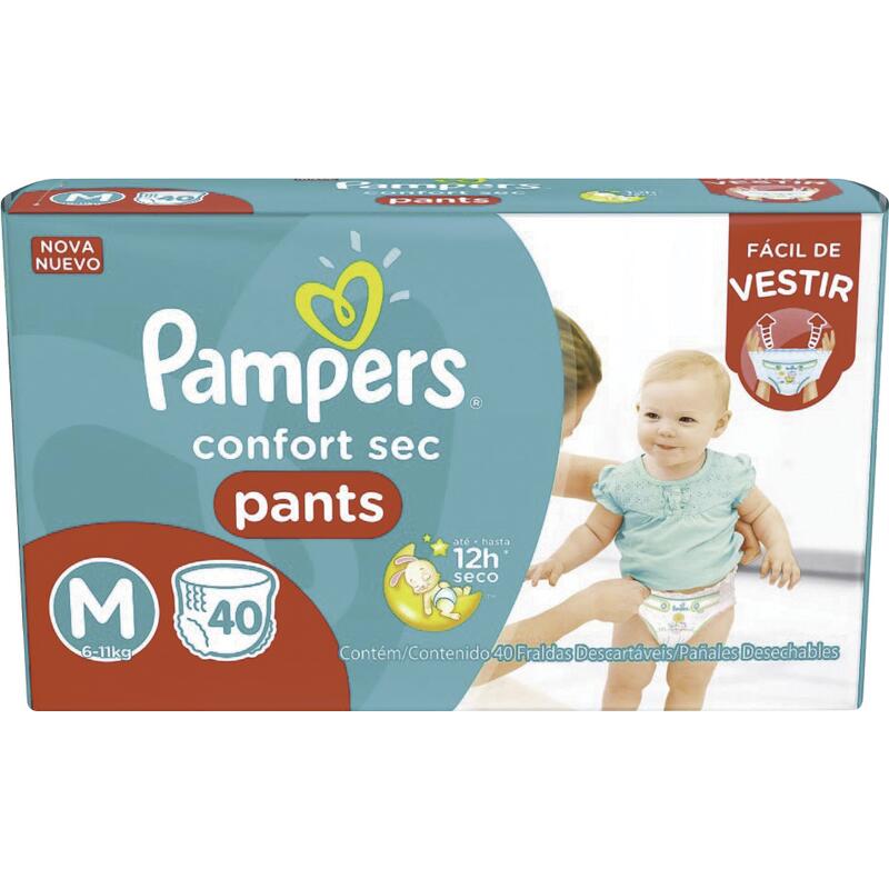 Fralda Descartável Pampers Pants - M 40 un