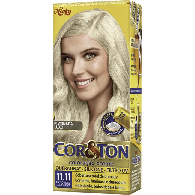 Tintura Cor&Ton 11.11 Louro Claro Médio 135g