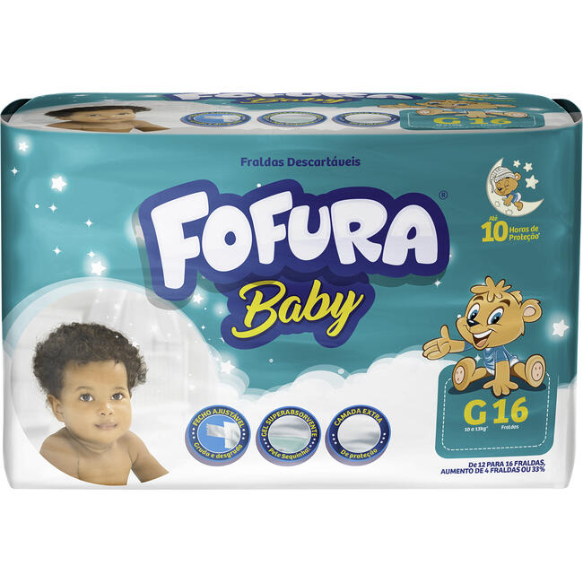 Fralda Descartável Fofura Baby Jumbinho G 16 un
