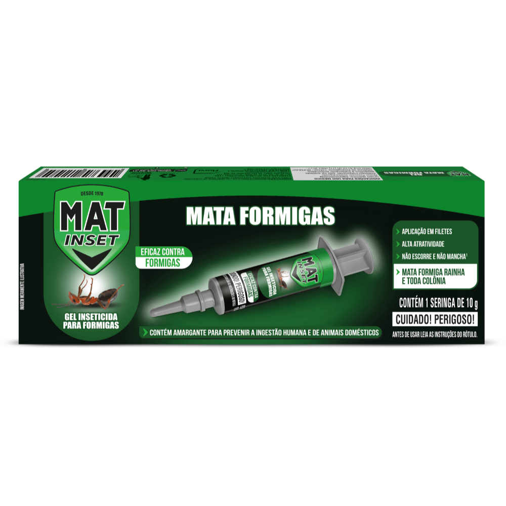 Mat Inset Seringa Gel Mata Formigas 10g