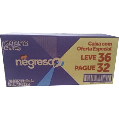 Biscoito Negresco Nestlé 36 un