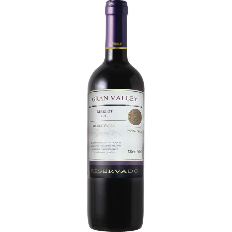 Vinho Chileno Gran Valley Merlot 750ml
