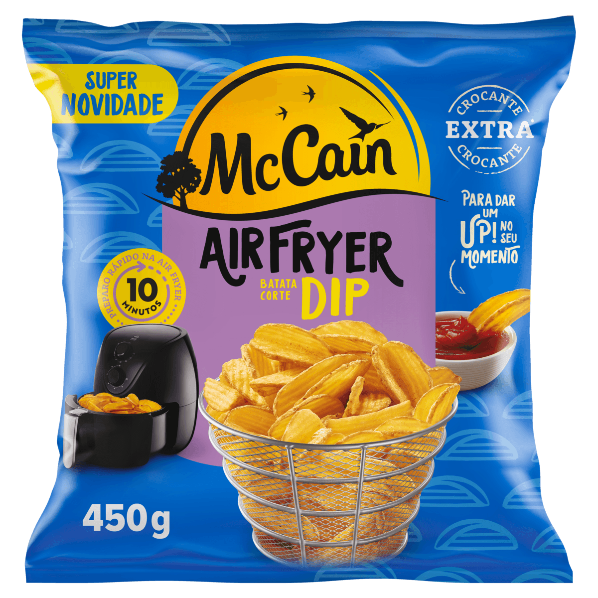 Batata Pré Frita Mccain Dip Extracrocante Congelada 450g