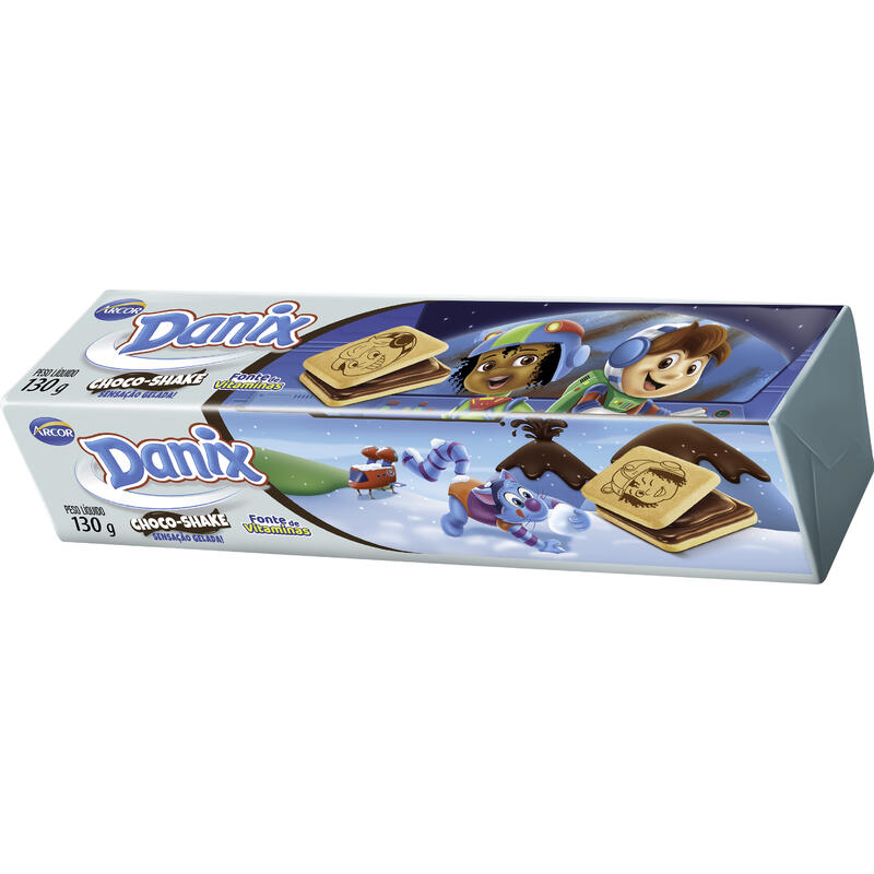 Biscoito Recheado Danix Choco-Shake 130g