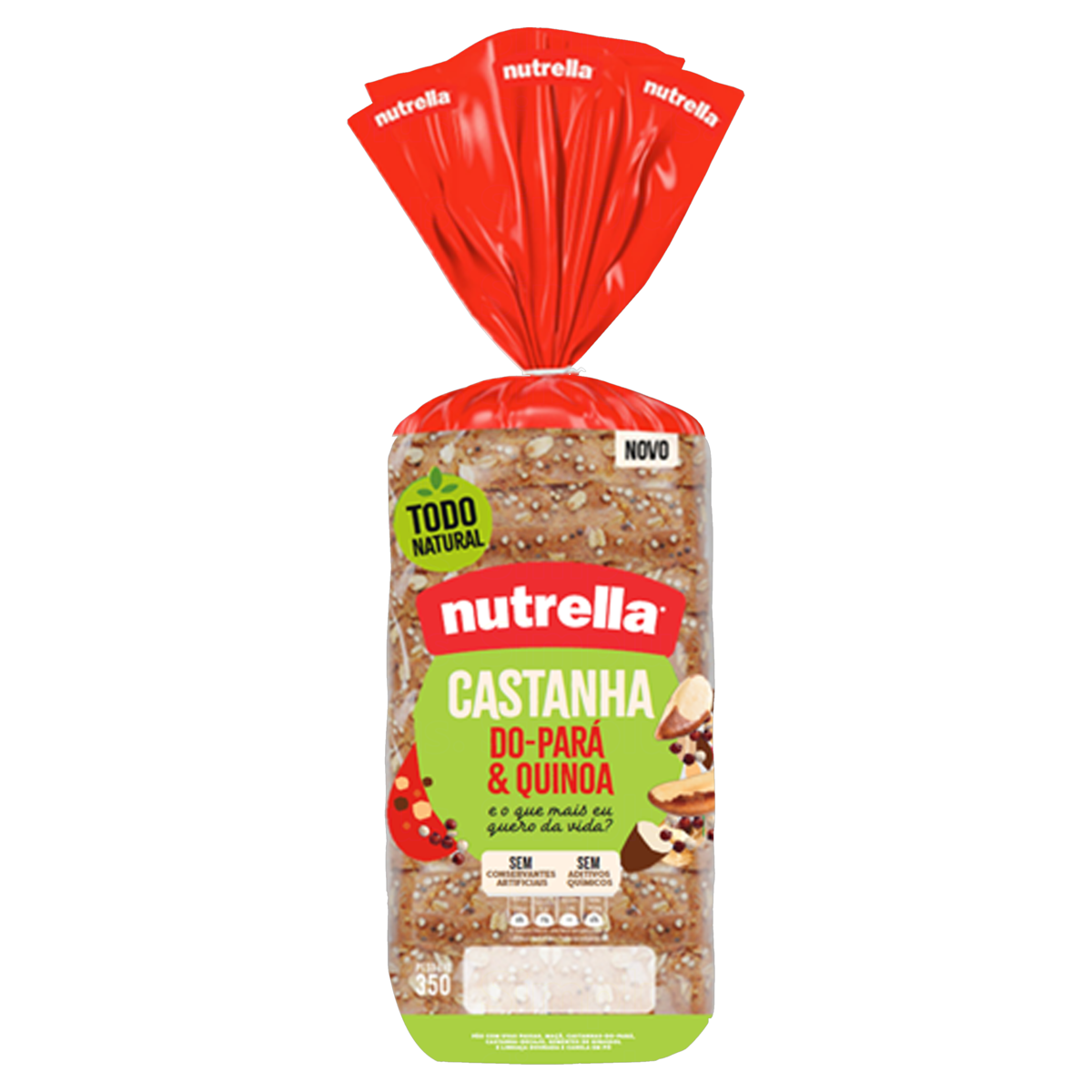 Pão NUTRELLA Castanha do Pará e Quinoa 350g