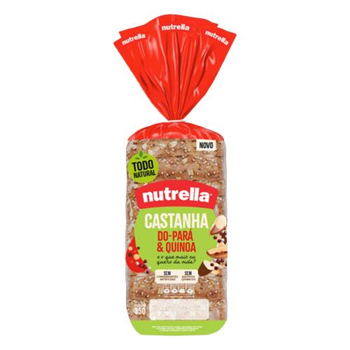 Pão NUTRELLA Castanha do Pará e Quinoa 350g