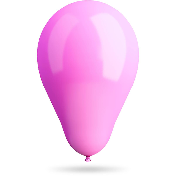 Balão Alegria&Festa Liso - Rosa - Com 10 Balões