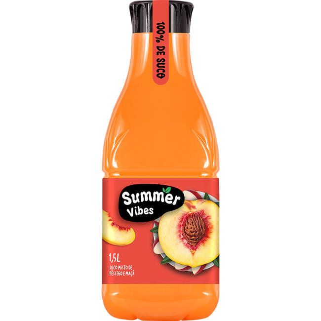 Suco Summer Vibes Pêssego e maçã 1,5L