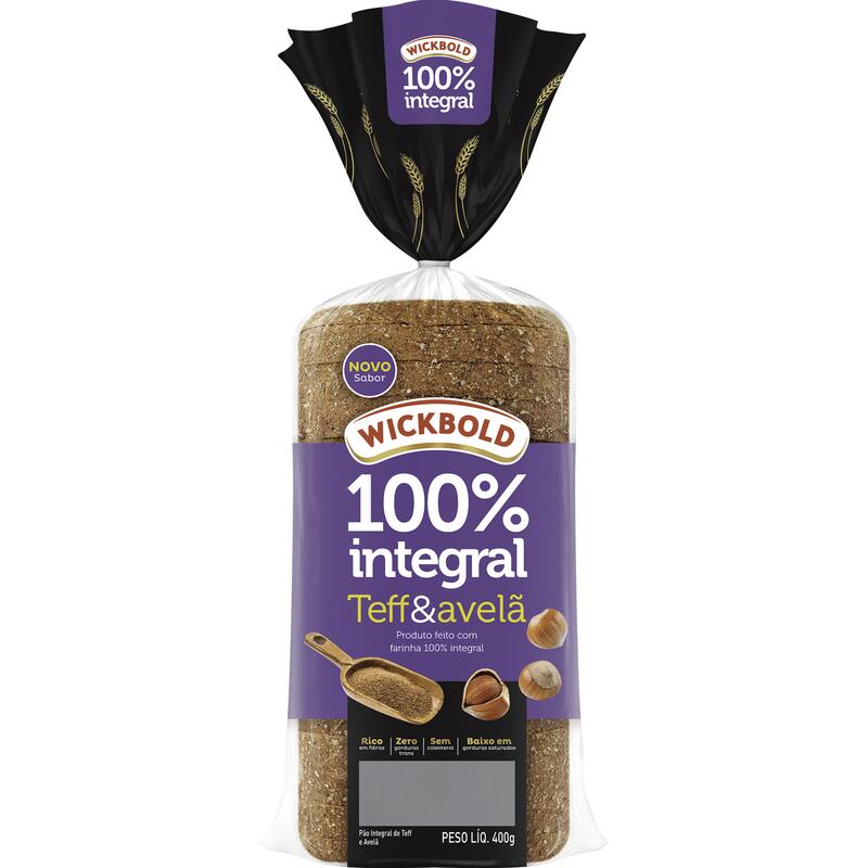 Pão Integral Wickbold Teff e avelã 400g