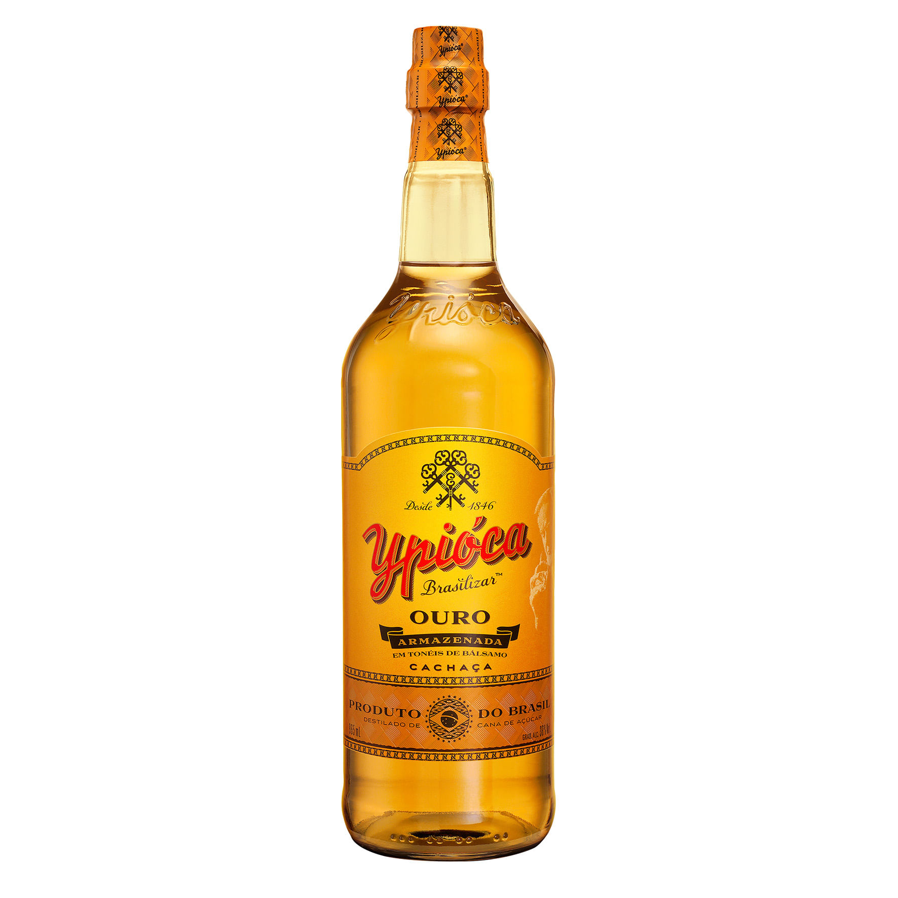 Cachaça Ouro Ypióca Garrafa 965ml