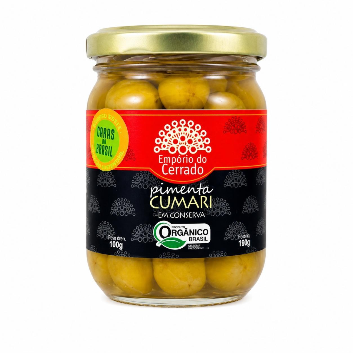 Pimenta Cumari Conservada Orgânica 190g