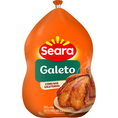 Galeto Seara Congelado Preço por quilo na peça