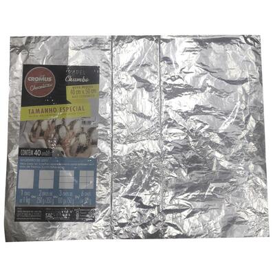 Folha Chumbo Cromus Prata - 40x50 40 un