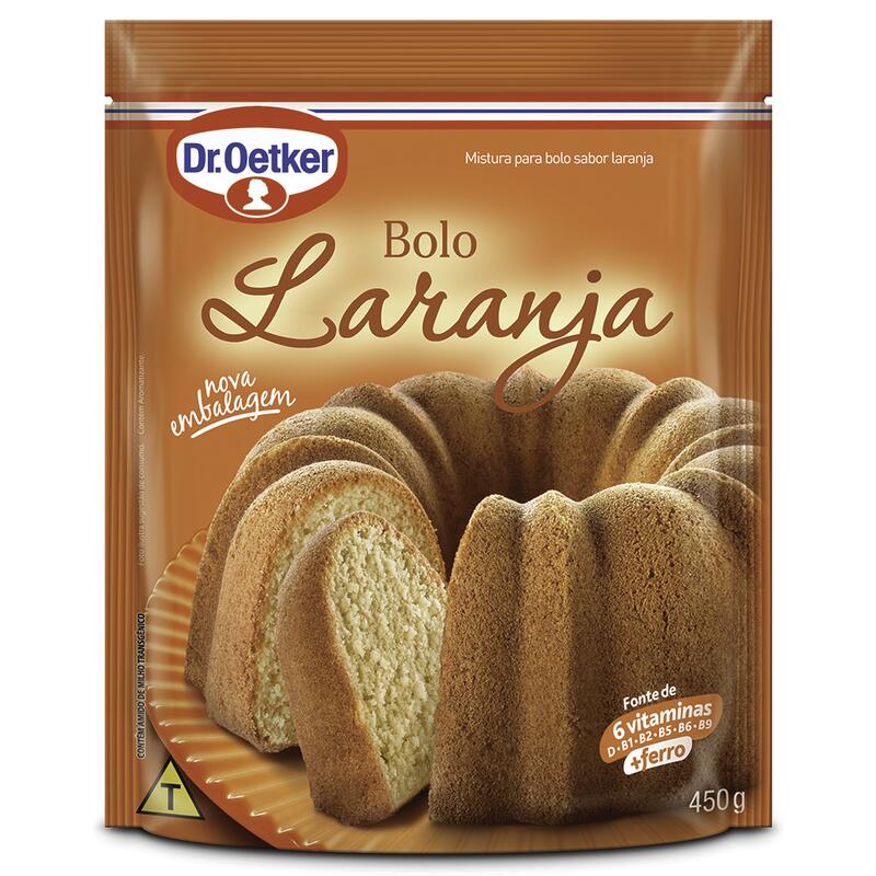 Mistura para Bolo Dr. Oetker Laranja 450g