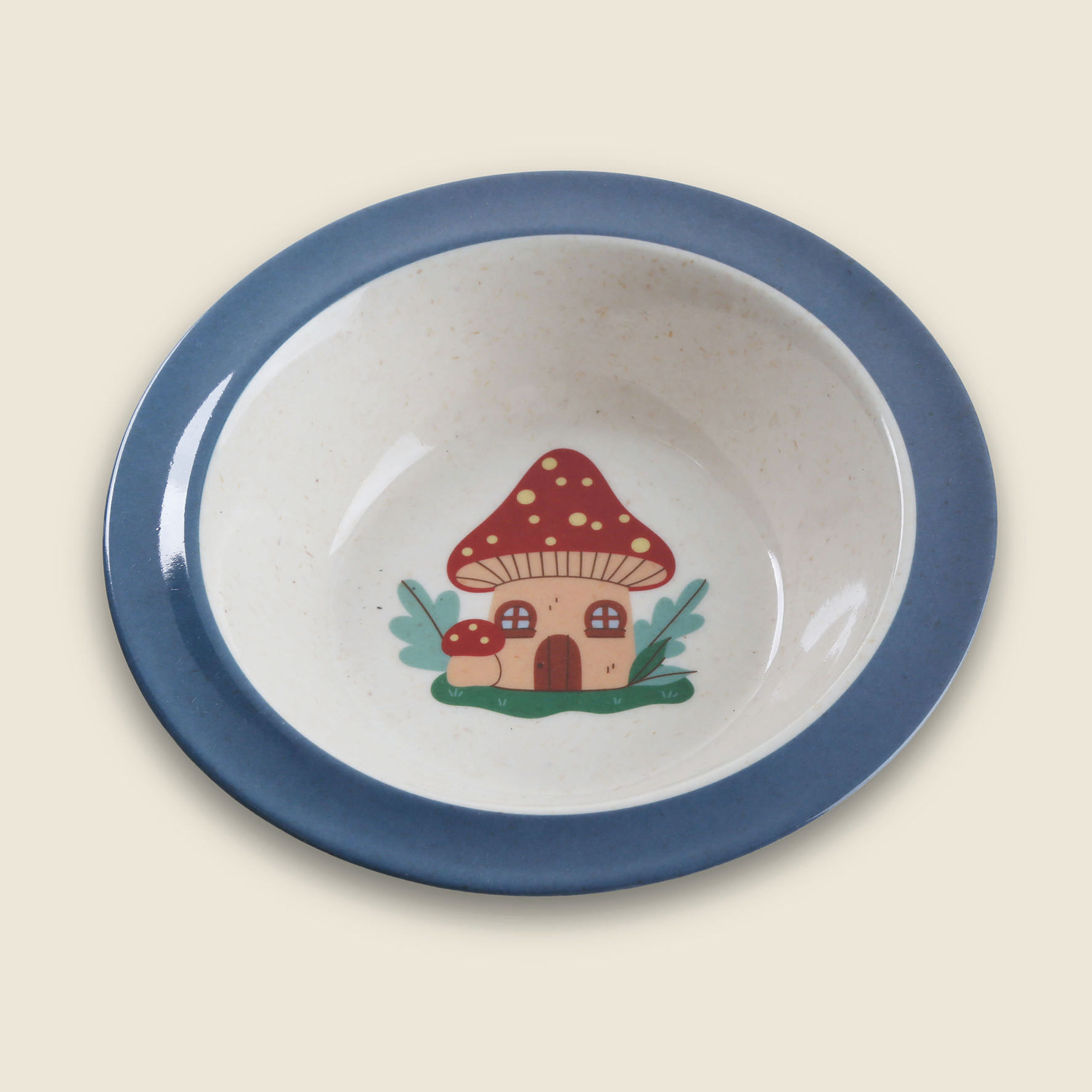 Bowl 16.5cm Bambu Teddy Azul - A\BABY