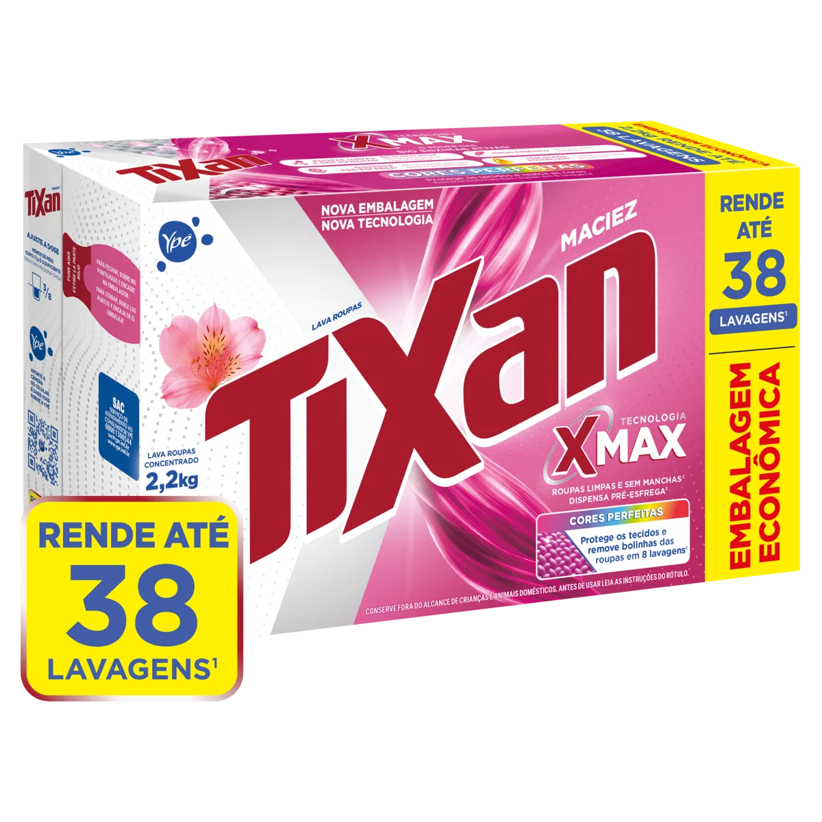 Sabão em Pó Tixan 2,2kg Maciez