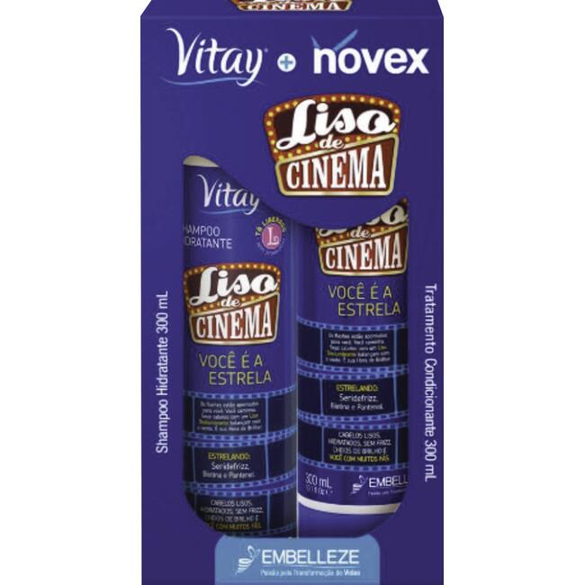 Kit Revitay Novex Shampoo + Condicionador Liso de cinema