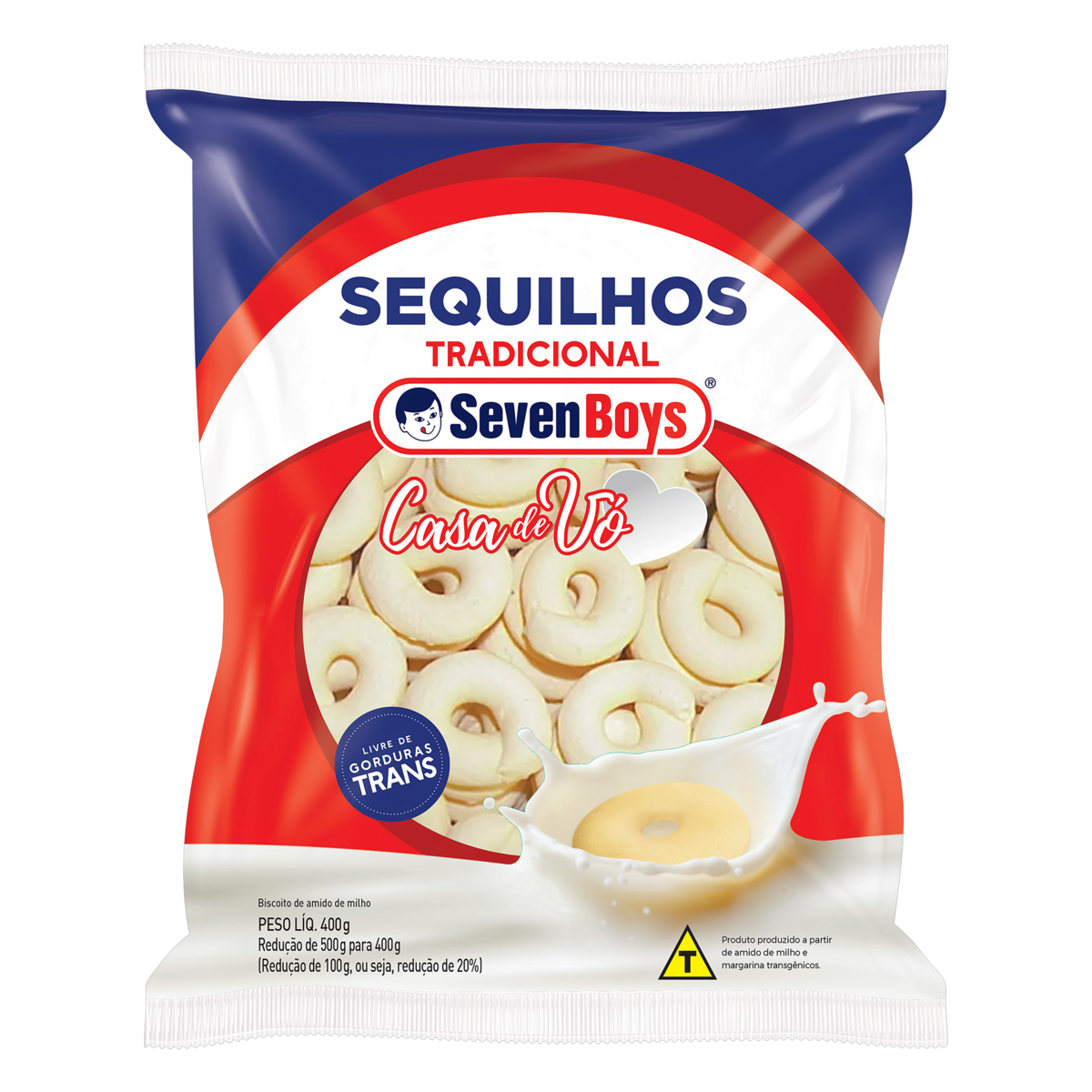 Sequilhos SEVEN BOYS Tradicional 400g