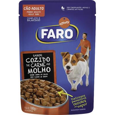 Alimento para Cães Faro Adulto Carne 100g