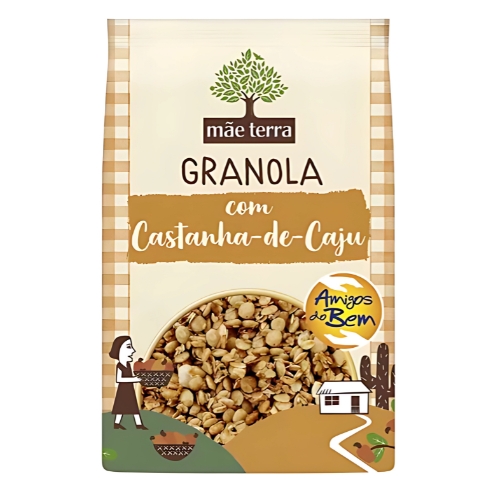 Granola mãe terra Castanha-de-caju Amigos do Bem 400 g