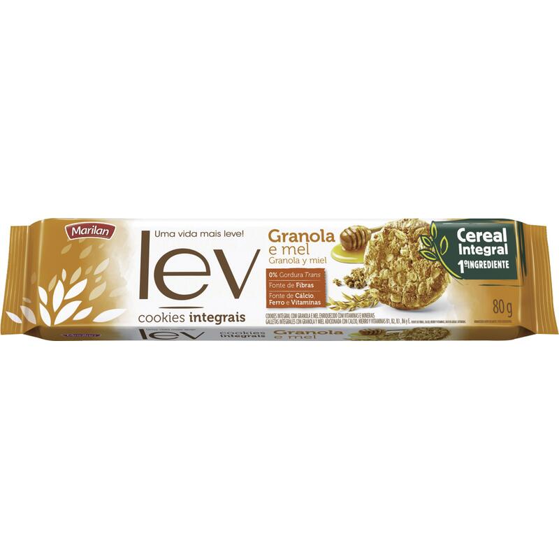 Biscoito Cookies Marilan Granola e mel 80g
