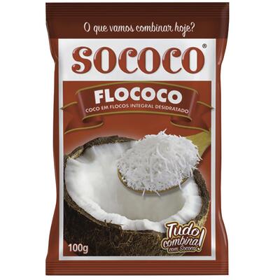 Coco em Flocos Sococo Flococo 100g