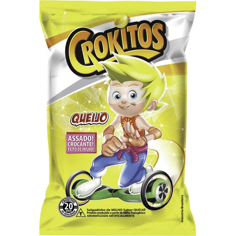 Salgadinho Crokitos Queijo 27g