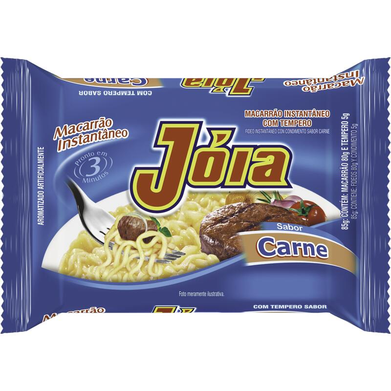 Macarrão Instantâneo Jóia Carne 85g