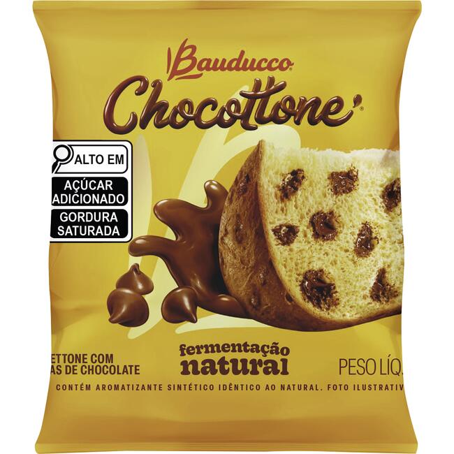 Mini Panettone Bauducco Gotas de Chocolate 80g