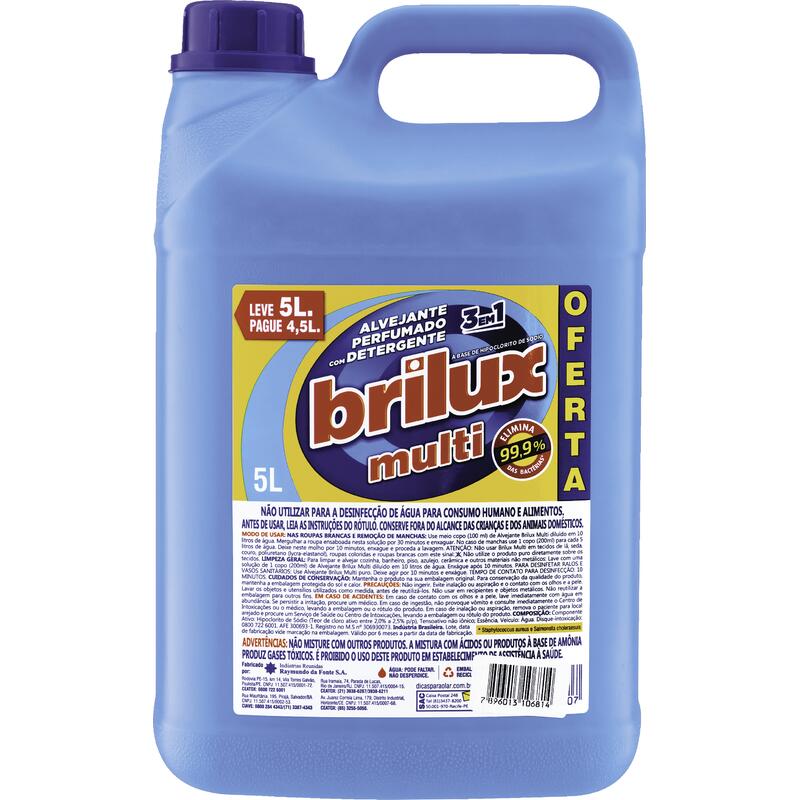 Alvejante Brillux Leve 5L Pague 4,5L