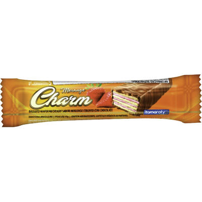 Biscoito Wafer Itamaraty Charm Morango 14g