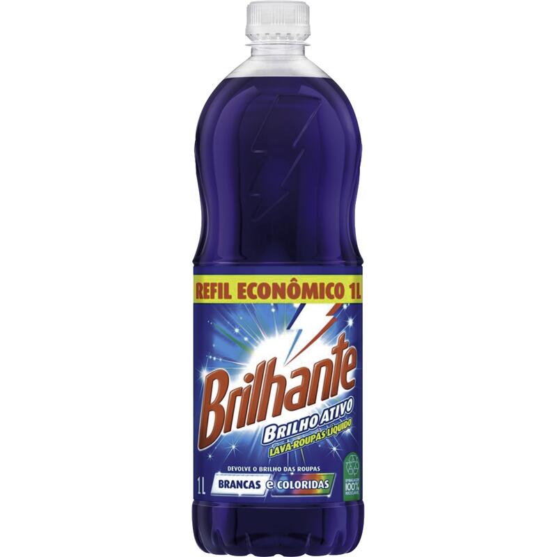 Lava Roupa Líquido Brilhante Ativo 1L