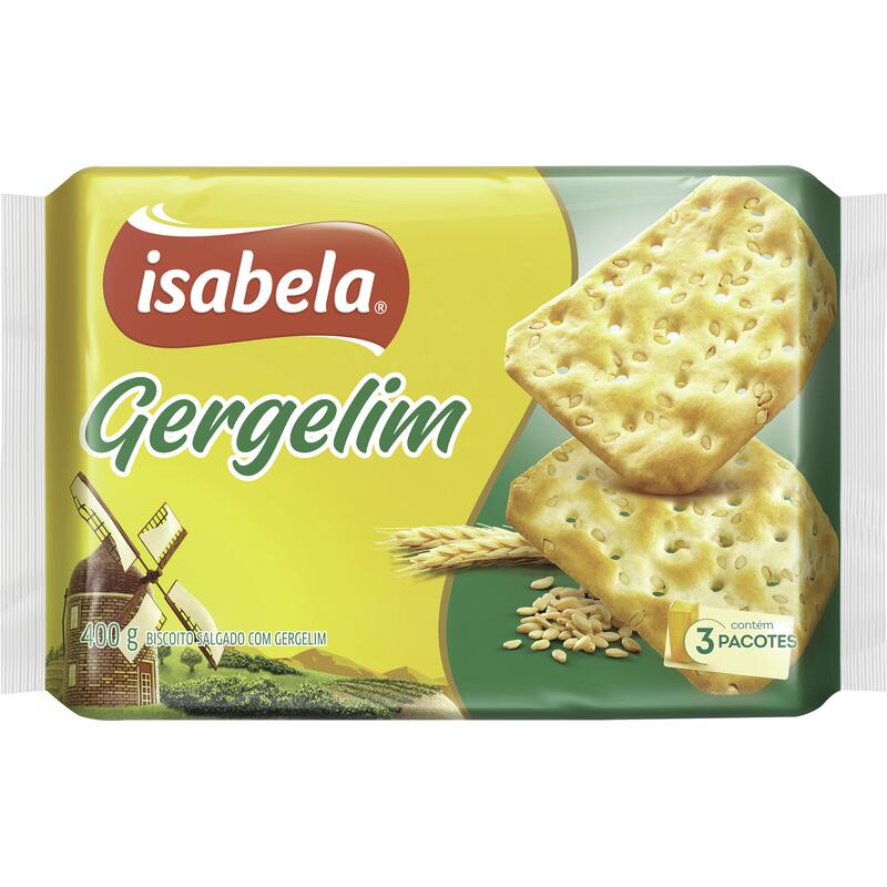 Biscoito Isabela Gergelim 400g