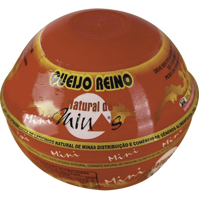 Queijo do Reino Natural de Minas Mini Preço por quilo na peça