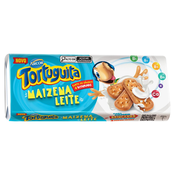 Biscoito Tortuguita 170g - Leite/ Maizena