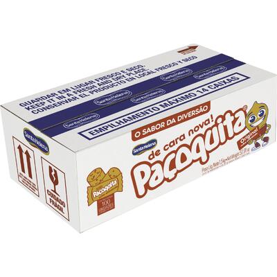 Doce Paçoca Santa Helena Paçoquita Rolha Embalada 100 un