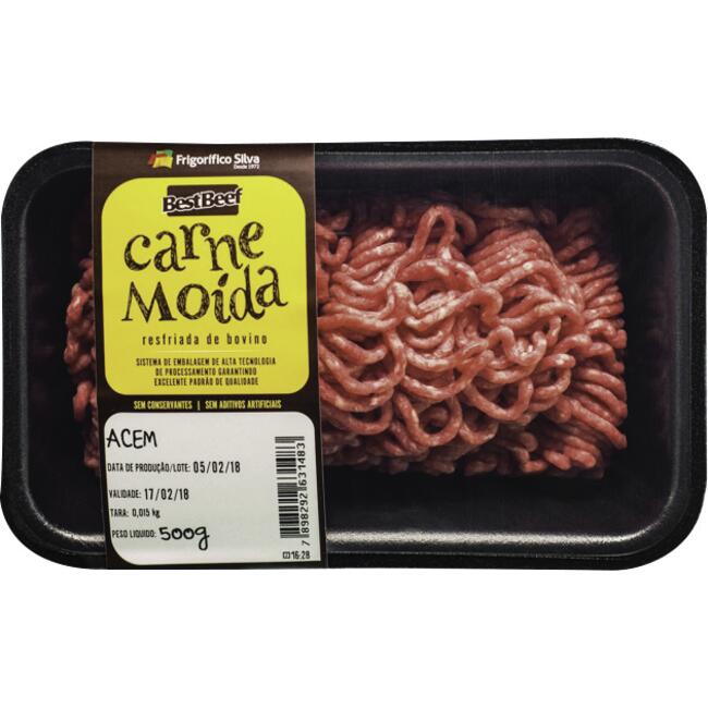 Carne Bovina Moída Acém Best Beef Resfriada 500g