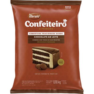 Cobertura de Chocolate em Gotas Confe Ao Leite 1,010kg