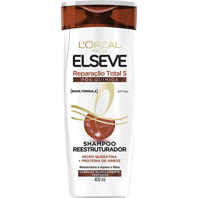 Shampoo Elseve RT5 Especial Química 400ml